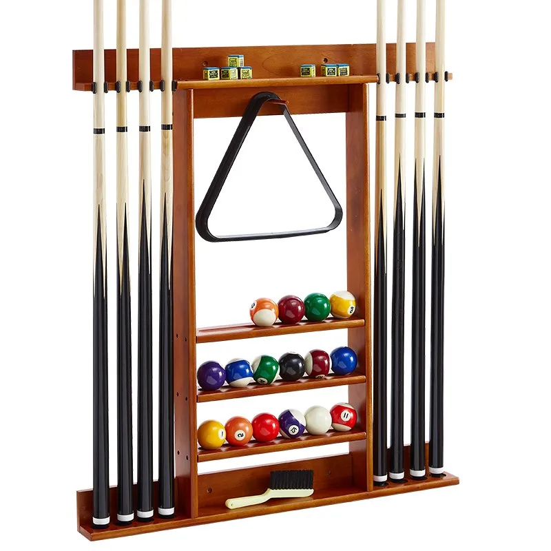 

Billiards club holder Billiard supplies Boom rod hanger Billiard room wall-mounted display pendulum ball storage rod rack