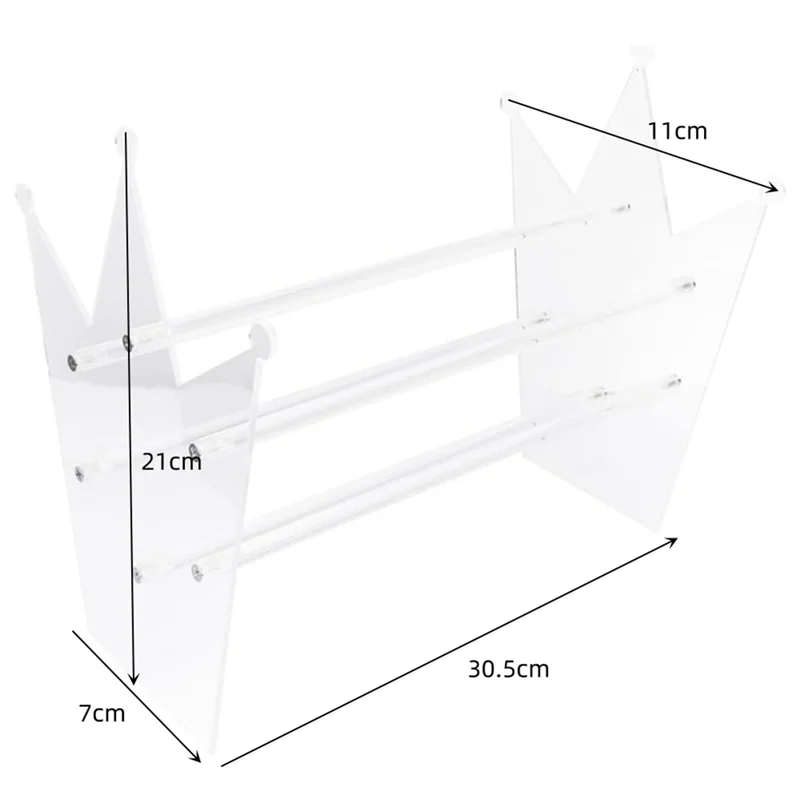 Hoofdbandhouder Organizer - Acryl Hoofdband Stand Display Rek Voor Haarbanden Voor Tieners, Meisjes & Vrouwen