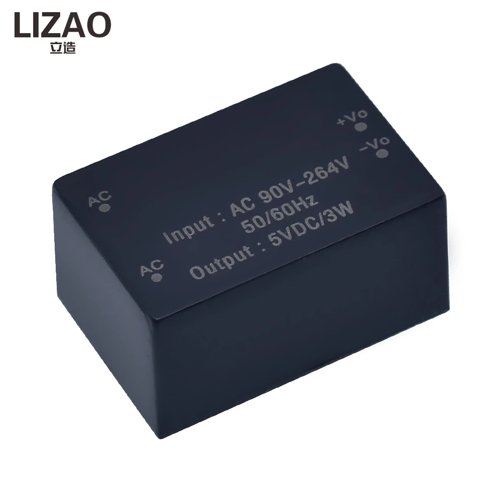 AC-DC Isolated Power Module, 90-264V AC to 5V DC 3W/5W Switching Regulator for Smart Home Devices
