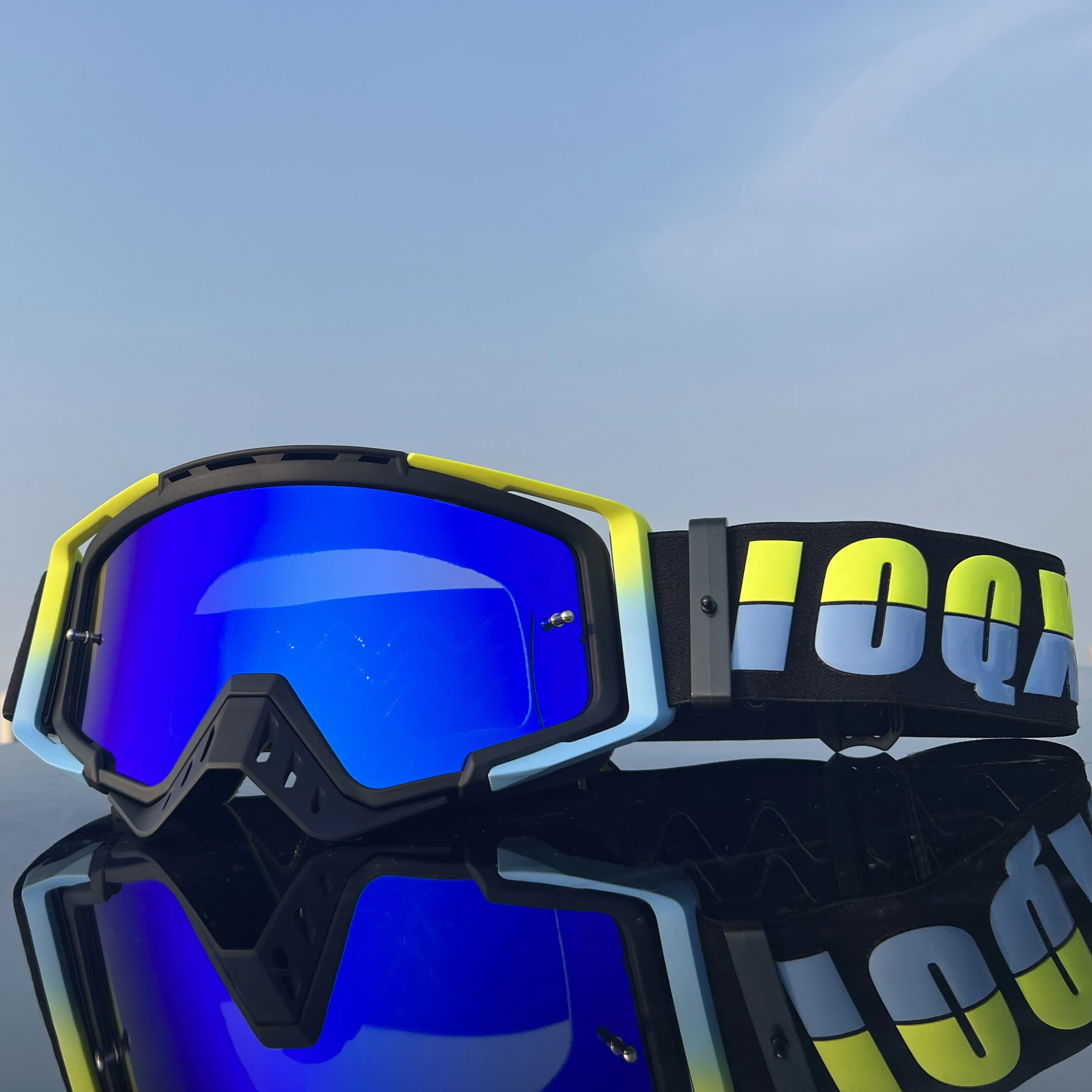 IOQX-Motocross Antiparras, MTB Motocicleta Óculos, Motocicletas Vidro, Dirt Bike Goggles, Enduro Corrida Óculos, Mais novo, 2022