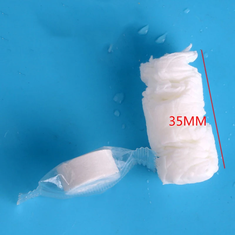 5pcs Thickened Compressed Expanded Cotton For Reverse Osmosis Water Leak Detector Sensor Cut Off Water 18x10mm
