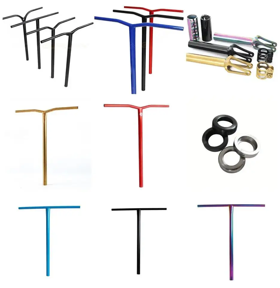 KWIT-Titanium Stunt Handlebar, Scooter V Bar, 28.9mm Height 700mm Bike Parts, Bicycle Accessories, Customized