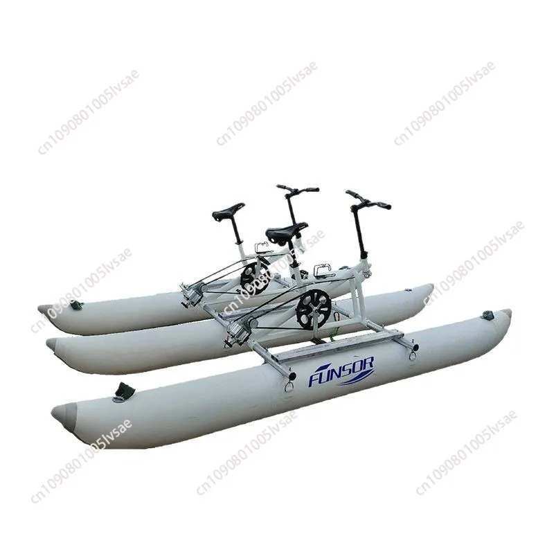 Water Bike Attractions Sightseeing Single Double Triple Water Recreation Vehicle Parent-child