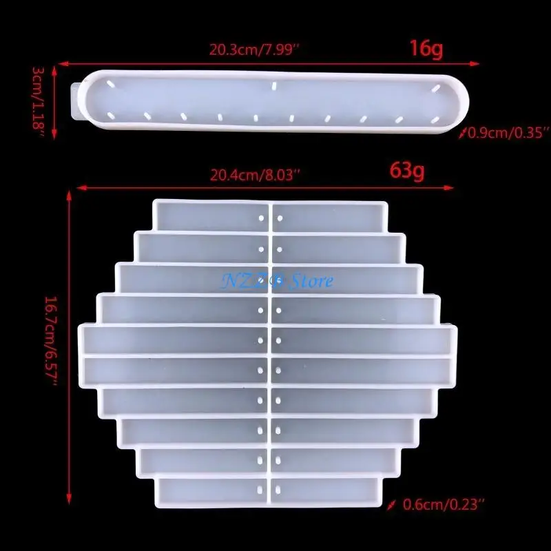 T21F الرياح الرنين Pendant قوالب أطقم Windchimes قالب الصب الايبوكسي سيليكون قوالب DIY بها بنفسك الرياح جرس الحلي لحزب الخريف