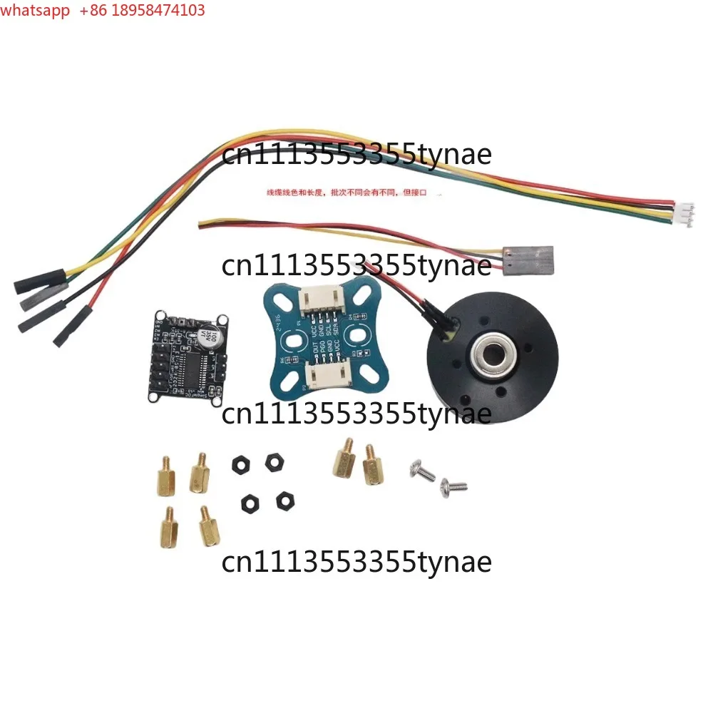 2804 Outer Rotor BLDC Motor Kit, FOC Closed-Loop Brushless Motor Driver Board with Magnetic Angle Encoder