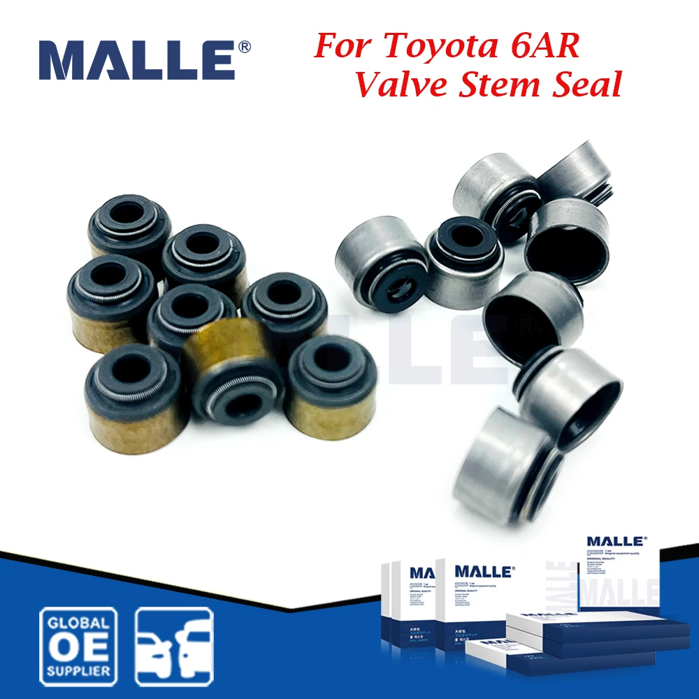 16 Pcs 6AR Valve Stem Oil Seal For Toyota Lexus Camry ES200 RAV4  XV 50 60 2.0L 6ARFSE ASV61 Engine Auto Parts Car Accessories