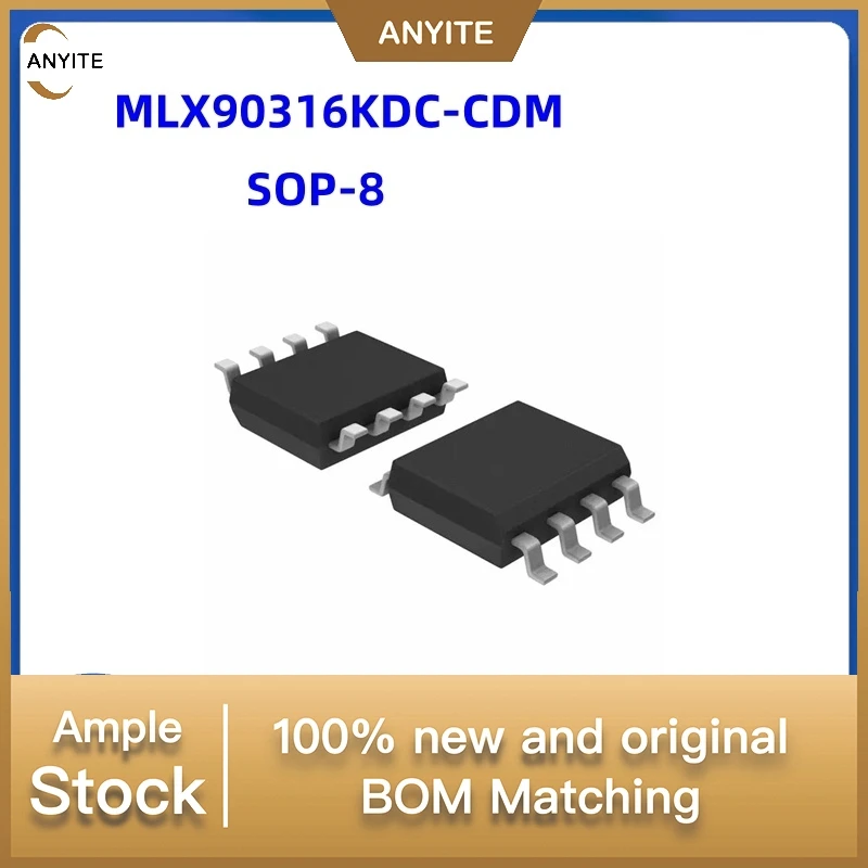 5Pcs/LoT  316CDM  MLX90316KDC-CDM  MLX90316KDC MLX90316   SOP-8