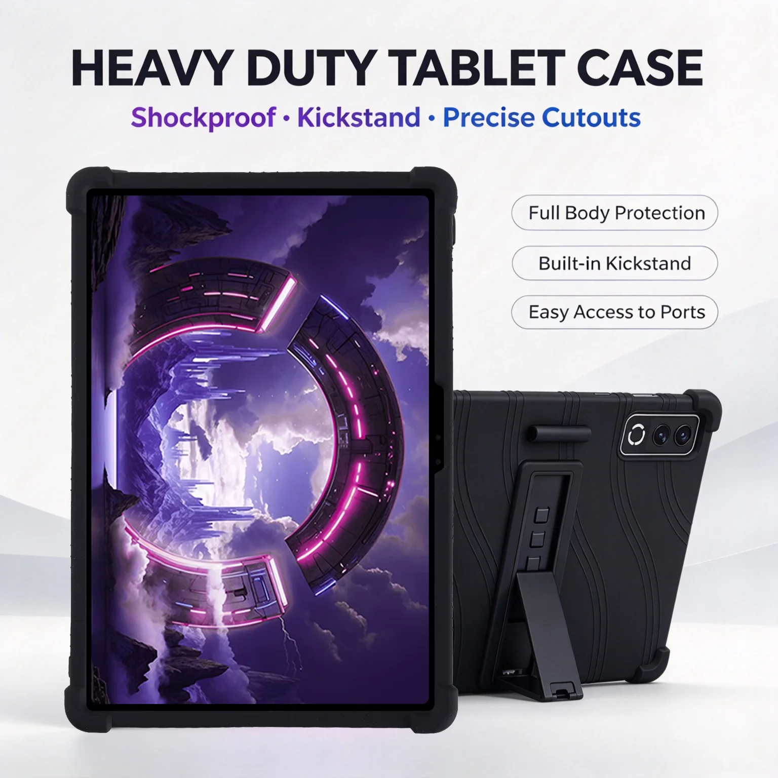Protective Adjustable Stand Case For Lenovo Legion Y900 13inch Tablet Case TB522FU Tablet Shock-Absorbing Soft Silicone