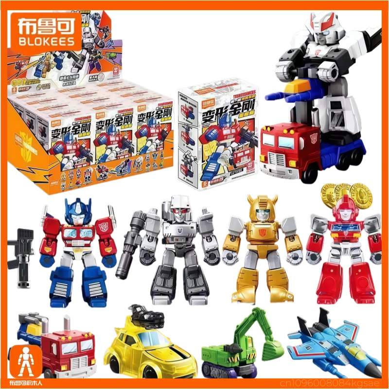 

Новый строительный блок Blokees Transformers Starry Edition Vol.3.2.1, подвижная модель в сборе, игрушка, коллекционный детский подарок на день рождения