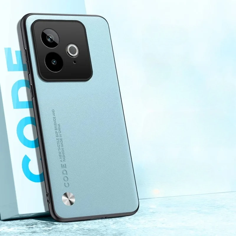 Einfache Leder Telefon Fall für Realme GT 7, Matte Silikon Weiche Stoßstange Abdeckung Fällen Für Realme GT7 GT 7T GT 7Pro Funda – Detail 2
