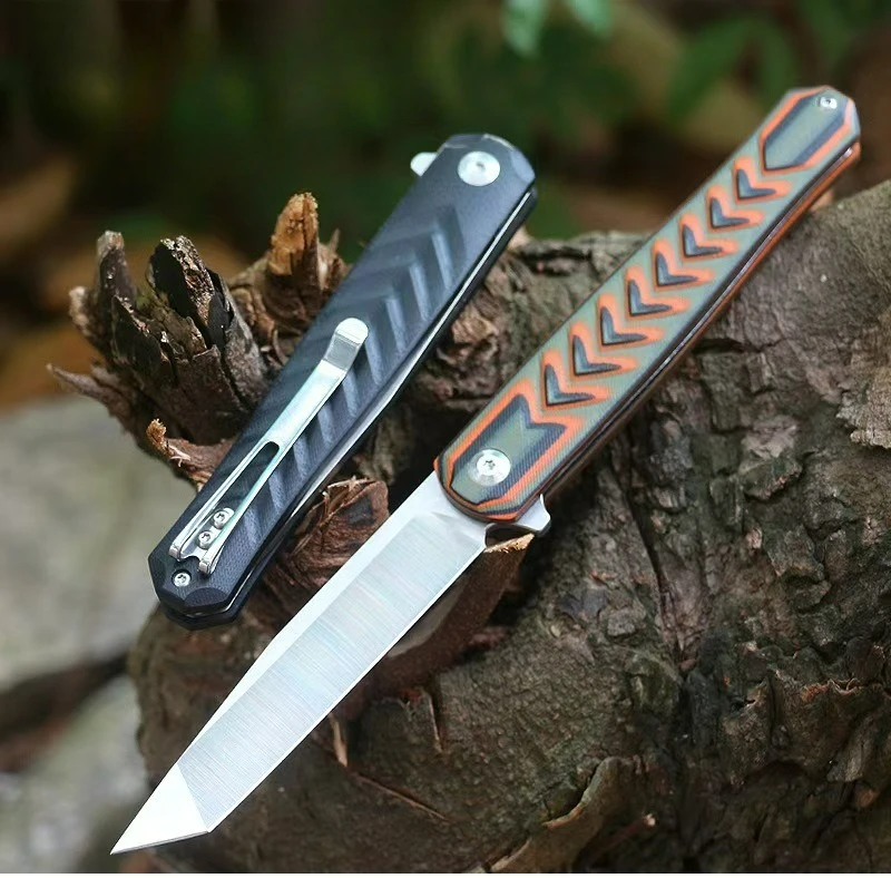 D2 Steel Blade G10 Handle Edc Multitool Knives Utility Daily  Cutting Outdoor Bushcraft Tactical Knife Bring Sharpening Tools