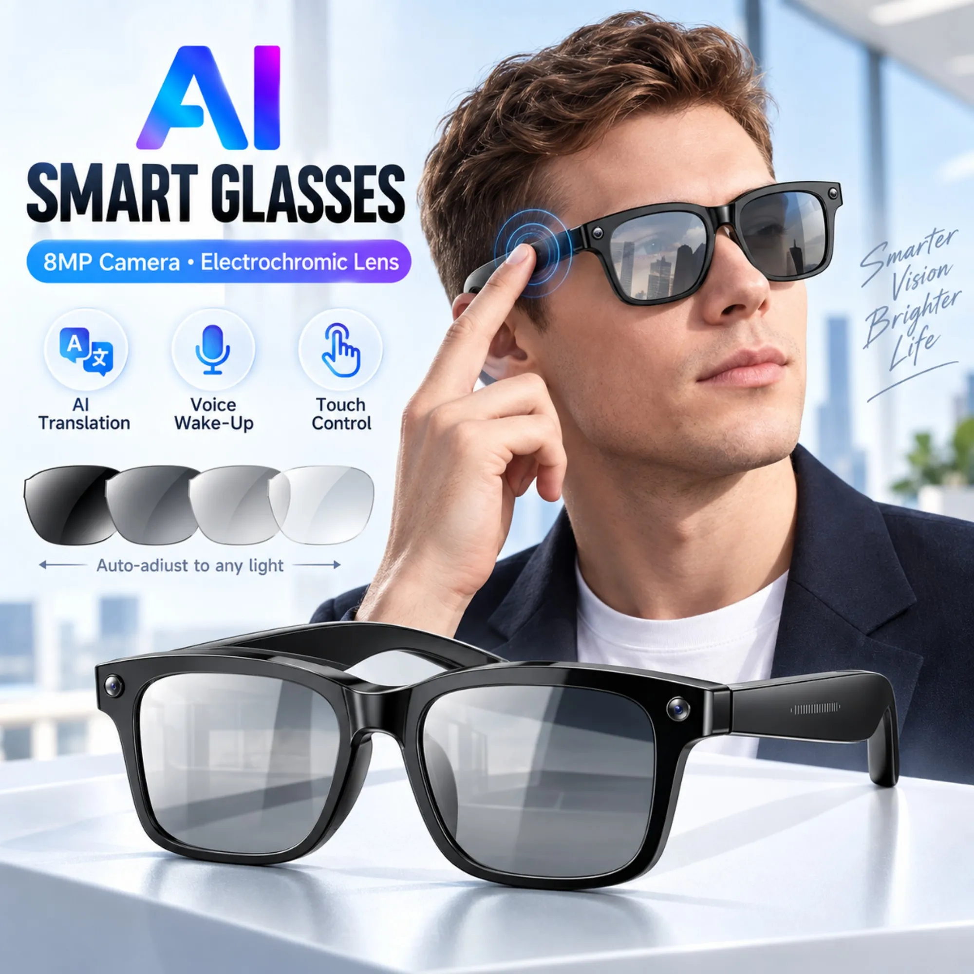 occhiali-intelligenti-con-fotocamera-ai-da-8mp-lenti-elettrocromiche-a-4-livelli-audio-bluetooth-assistente-vocale-e-traduzione