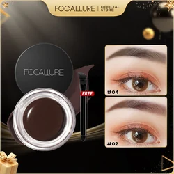 FOCALLURE 5 Colors Matte Eyebrow Gel Waterproof Quick-drying Eye Brow Styling Cream Natural Eyebrow Enhancer Makeup Cosmetics