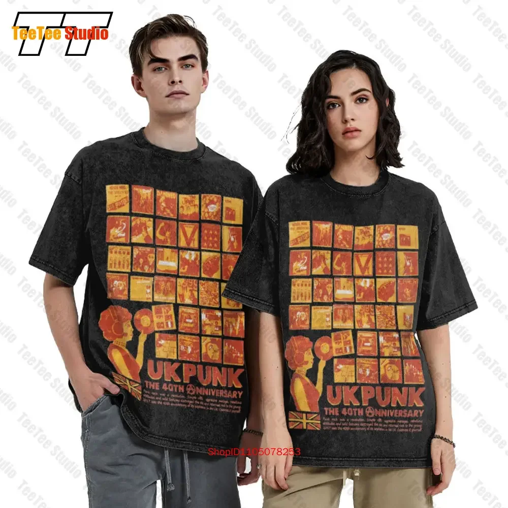 Punk 40Th Anniversary Sid Vicious Buzzcocks Gang Of Four Paul Weller Vintage Oversized T-Shirt 39M8