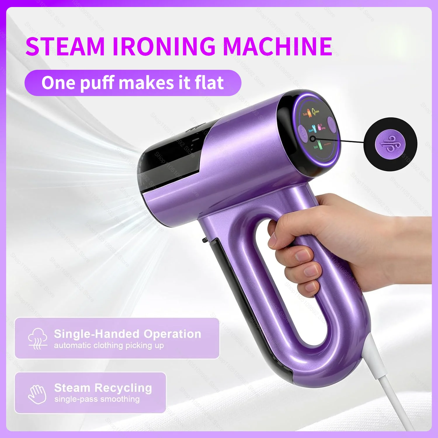 NEW Handheld Steam Iron Garment Steamer Portable Mini for Clothes Fast Heating Travel Garment Fabric Press Machine With Home ﻿
