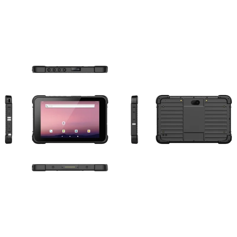 Industrial 8-Inch Hot Sale Rugged Android Tablet Ip67 Outdoor NFC,5G,GPS,vehicle Mount Tablet Can,2D Barcode