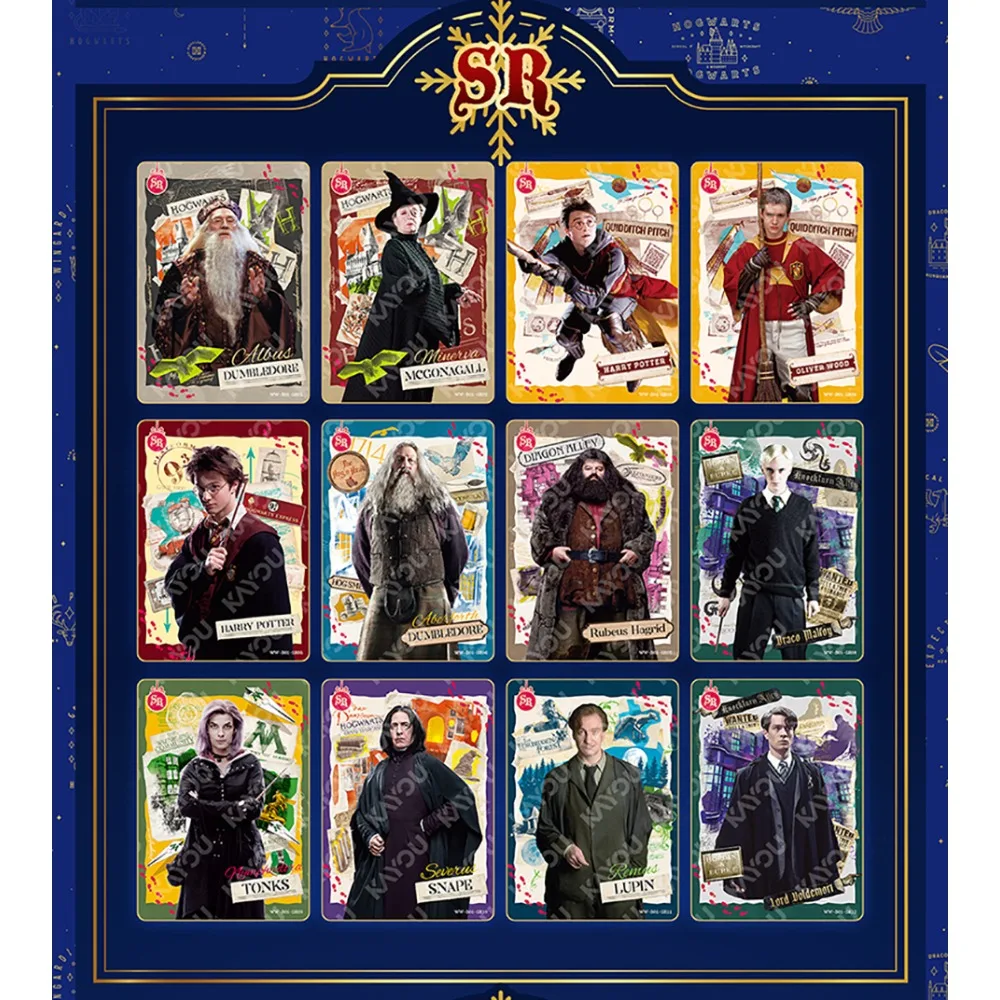 بطاقات مجموعة KAYOU Harry Potter الأصلية عالية الجودة لشخصية الفيلم الشعبي مميزة حصرية نادرة محدودة بطاقة هدية عيد الميلاد