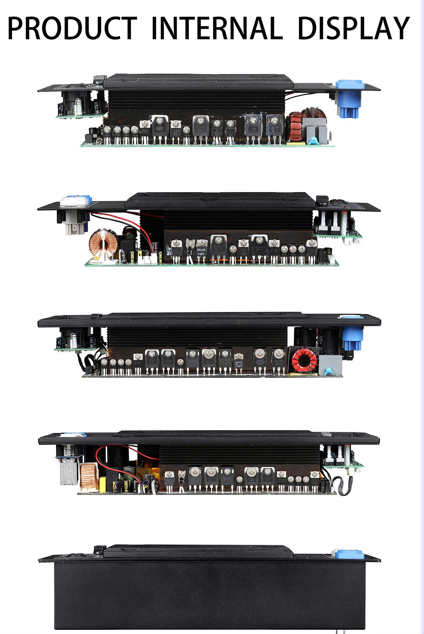 900DT 800 واط لوحة مكبر للصوت مكبر صوت مكبر كهربائي مجلس مع مكبر للصوت التبديل تشغيل/إيقاف كتم الصوت ، تيار مستمر ، حماية ماس كهربائى #4