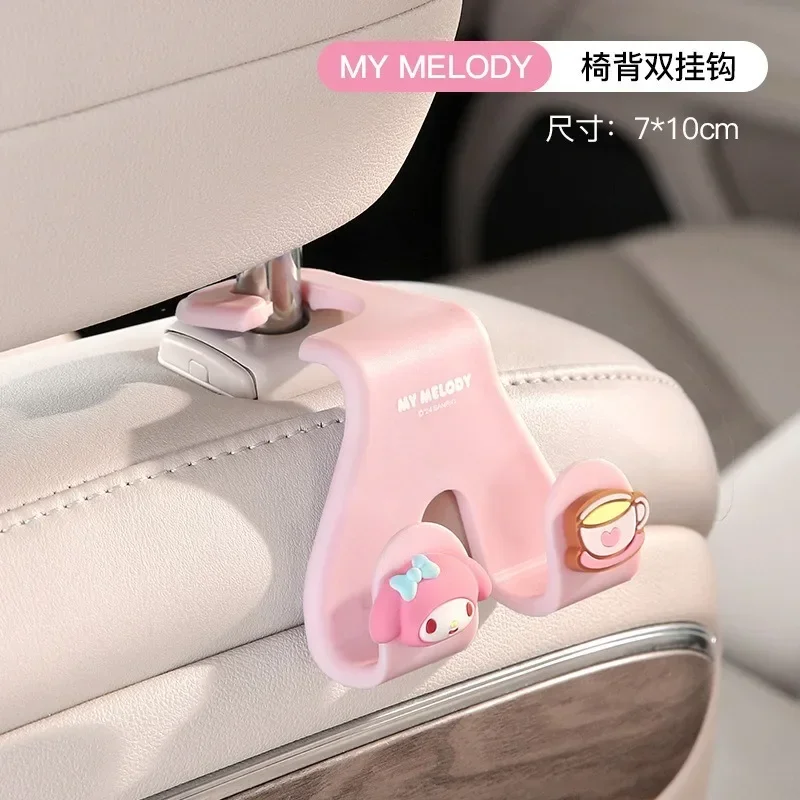 Creative Car Hook Cute cat Car Seat Hanger Hooks Behind-seat Accessories Organizer Hook Bags Clothes Sundries Hanger Clip