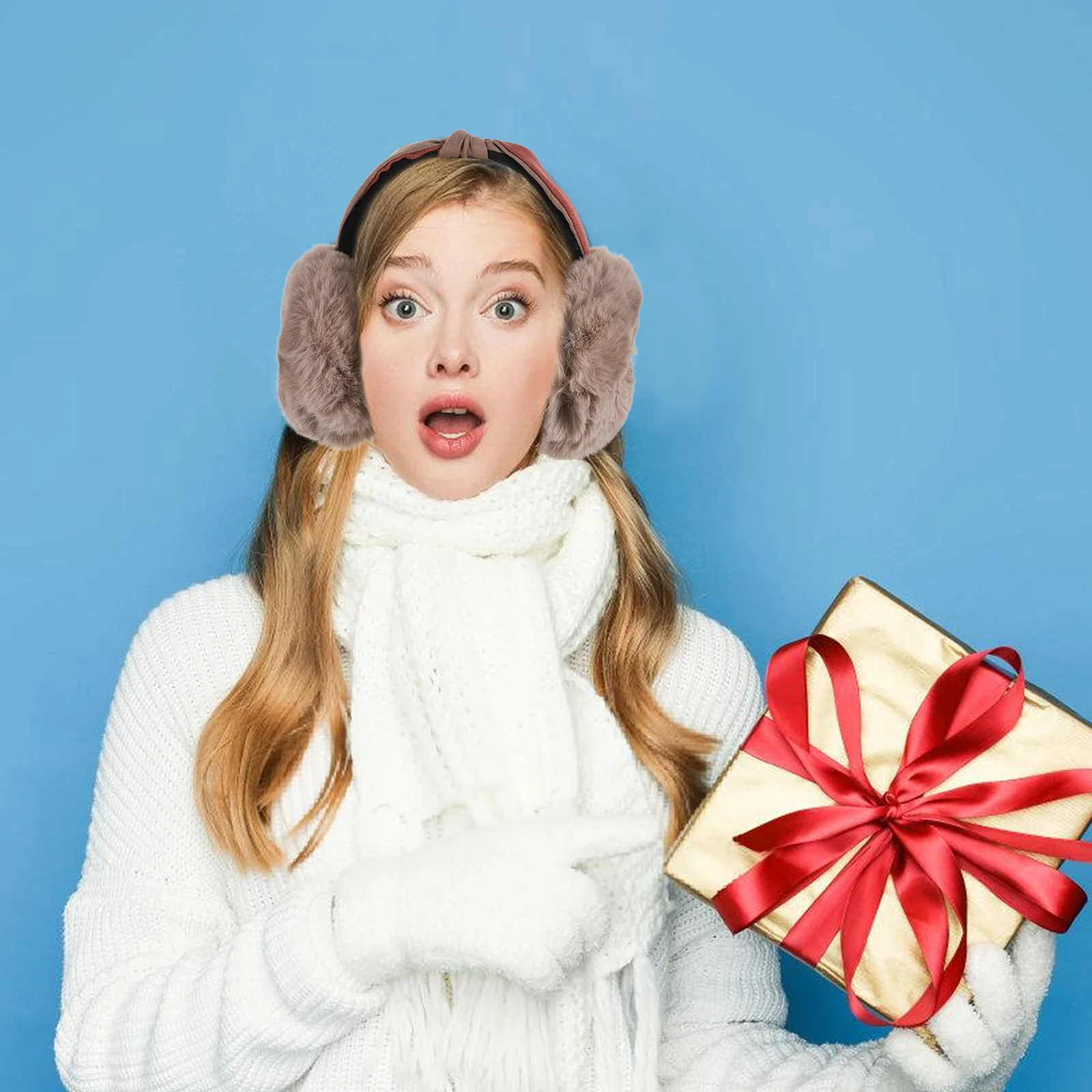 

Warm For Winter Women Men Headband Ear Outdoor Ear Warmer Cover Adjustable Soft Weather Warmer Outdoor