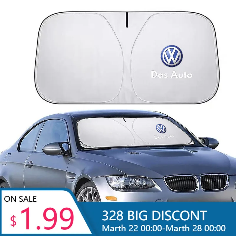 

Mirror Covers Car Windshield Sun Shade Visor UV Protection Shield For Volkswagen VW R-line GTI R Polo Golf Passat Magotan Tiguan