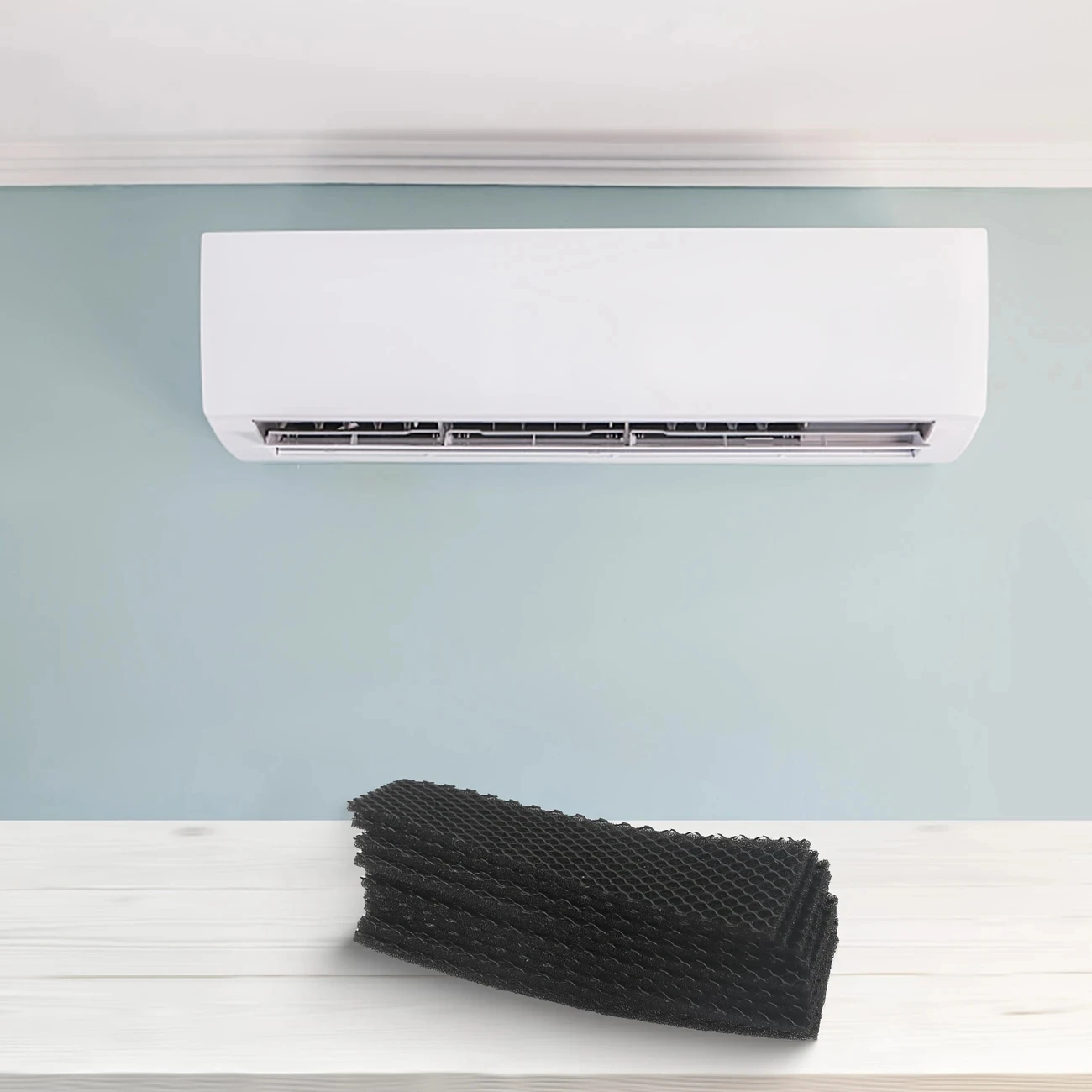 Air Conditioner Activated Charcoal Deodorant Aromatherapy Filter Hanging Air Inlet Air Purification to Get Rid Of Odors Filter