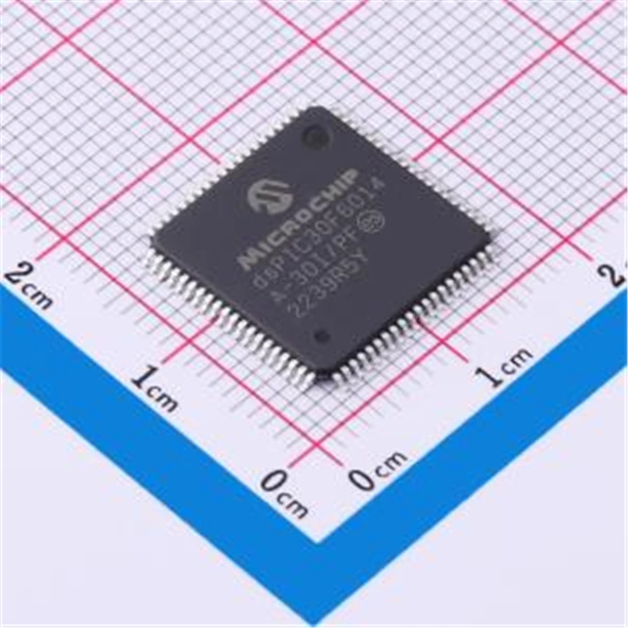 

2PCS/LOT(Single Chip Microcomputer/Microcontroller) DSPIC30F6014A-30I/PF