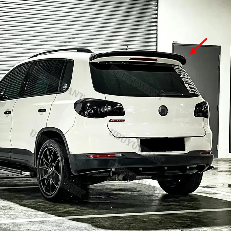 For VW Volkswagen Tiguan 5N GEN 1 Factory Style ABS Plastic Rear Trunk Wing Tail Car Body Kit Accessories 2007--2015