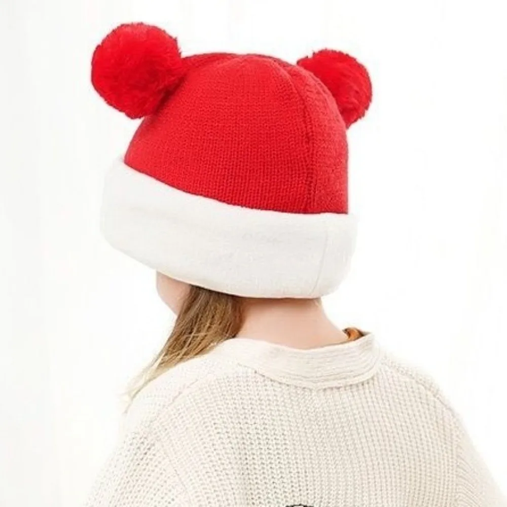Cute Coldproof Scarf Mask Integrated Hat Warm Lining 4 in1 Children Windproof Hooded Hat Ear Protection Cartoon Windproof Hat