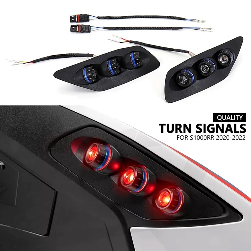 Motorcycle LED Rear Flasher Indicator Blinker Lamp Turn Signal Light For BMW S1000RR S 1000 RR 2020-2022