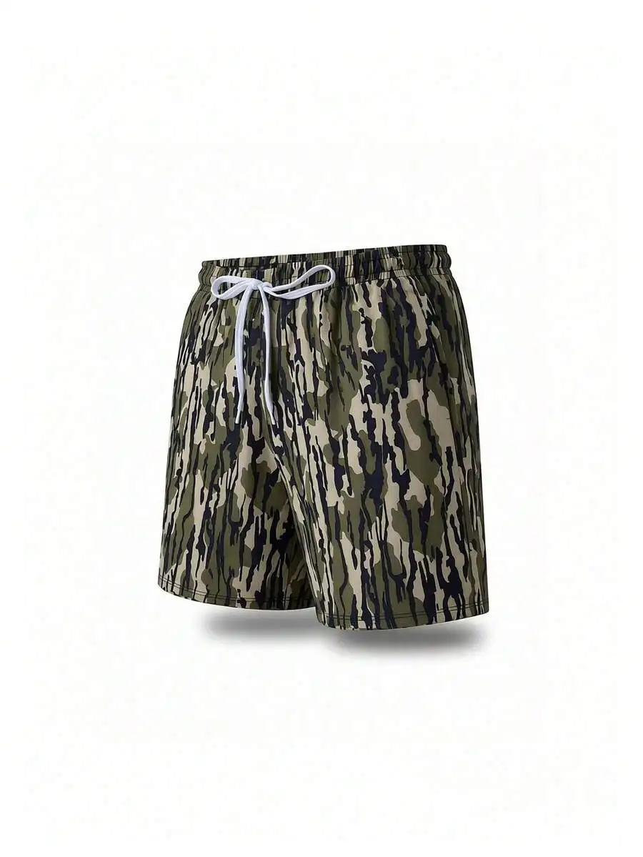

Camouflage Drawstring Athletic Shorts For Women Lightweight Quick Dry Stretch Comfortable Casual Wear