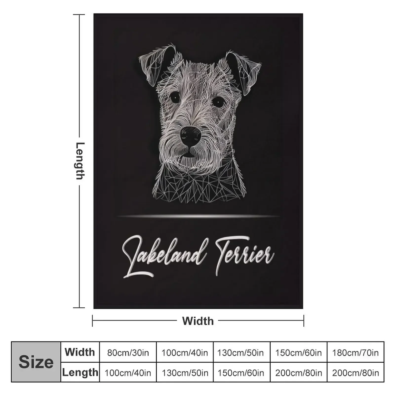 Lakeland Terrier Portrait Throw Blanket Blankets For Bed for sofa Thermals For Travel Blankets