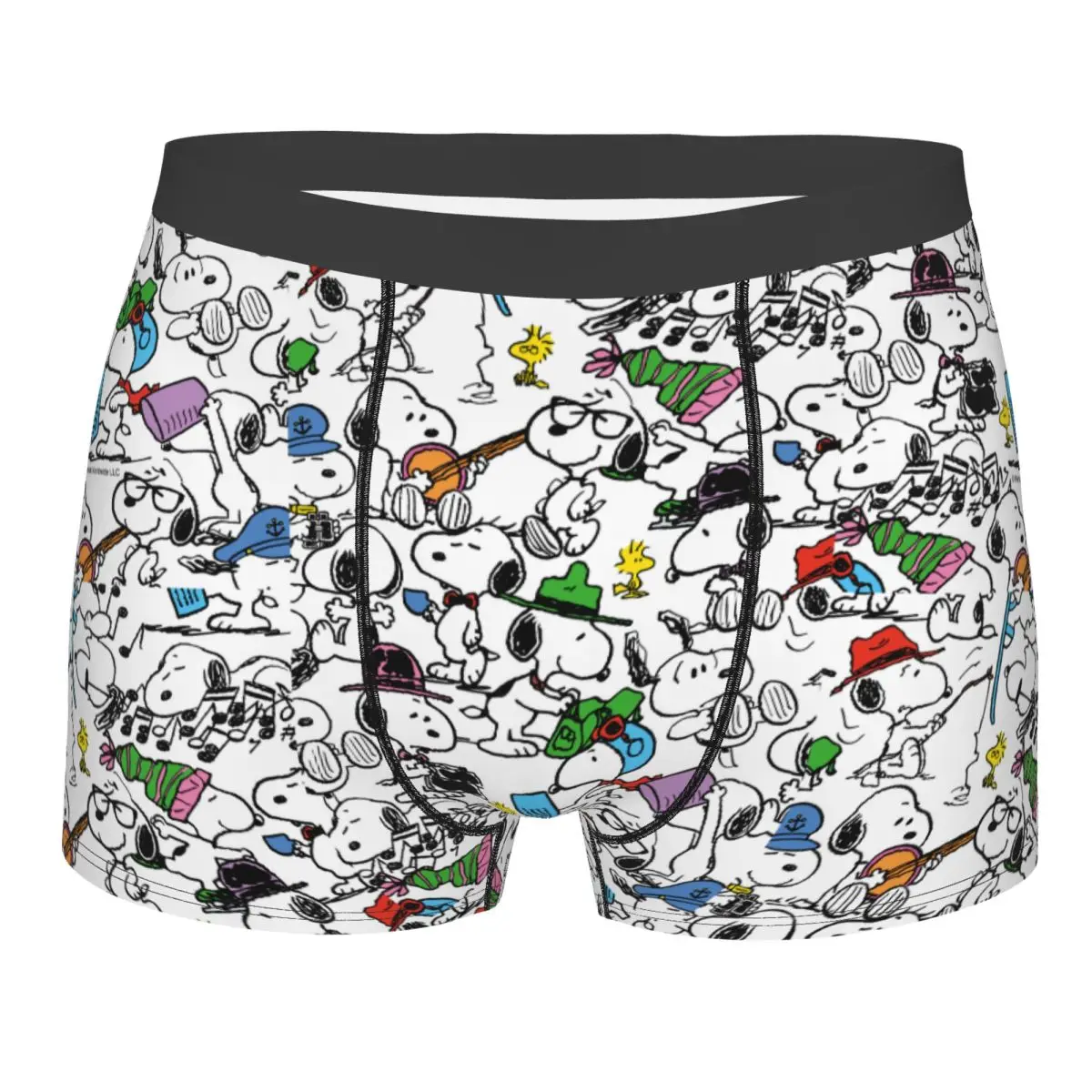 

Custom Male Fashion Cute Cartoon Snoopy Men Underwear Boxer Briefs Stretch Shorts Panties Underpants