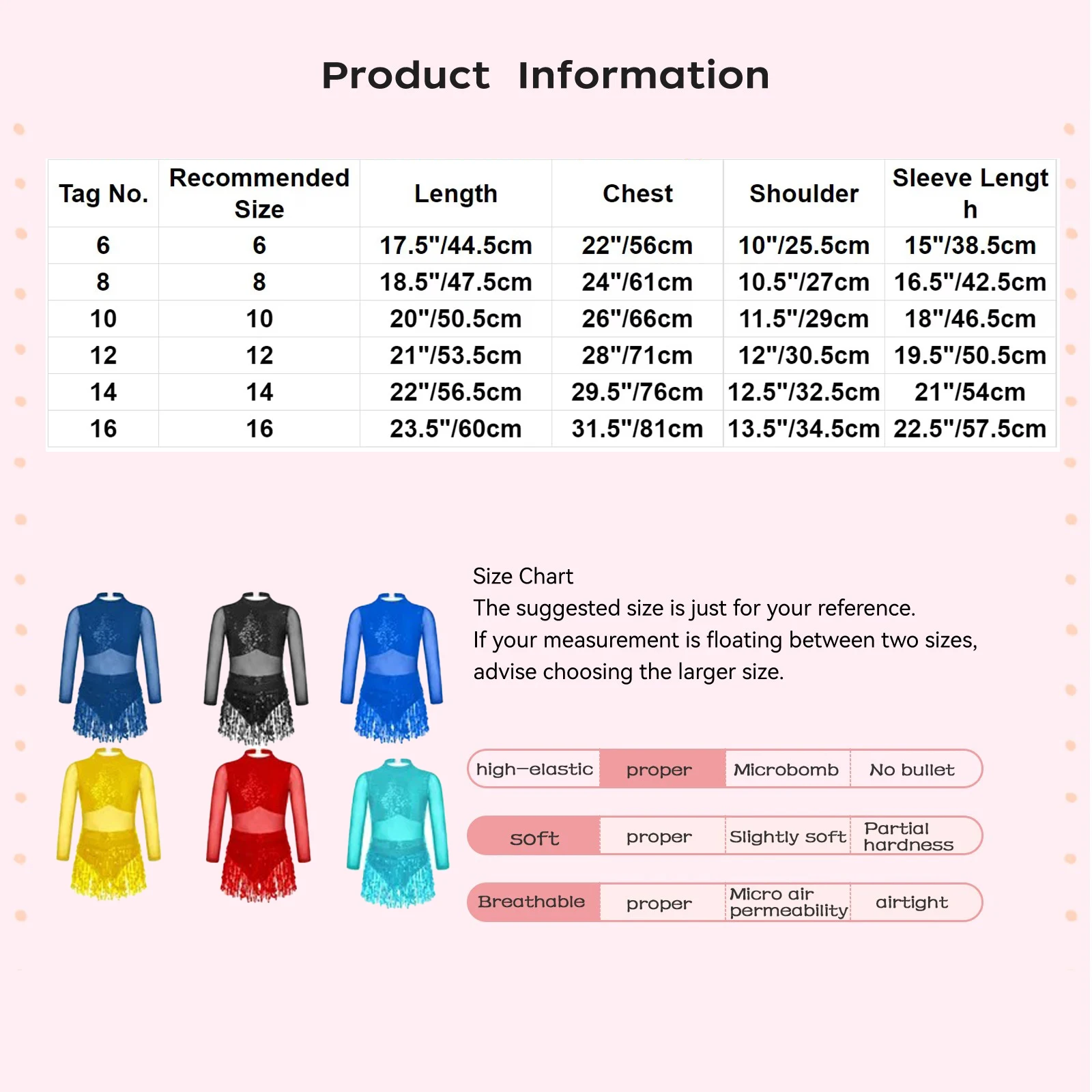 Niños Niñas brillantes diamantes de imitación borlas baile latino leotardo Jazz Tango Ropa de baile mono de manga larga con flecos para puesta en escena