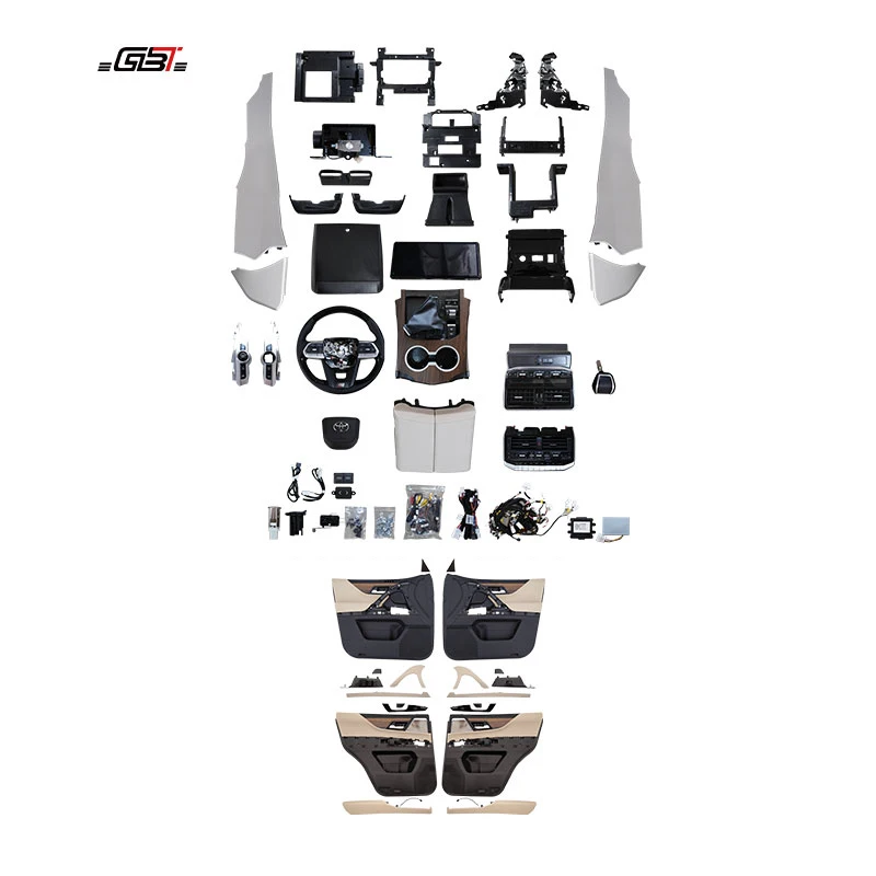 GBT Brand LC200 RHD Inner to LC300 Model Center Armrest Box Interior Tuning Accessories for 2008-2021 Toyota Land Cruiser Lc200