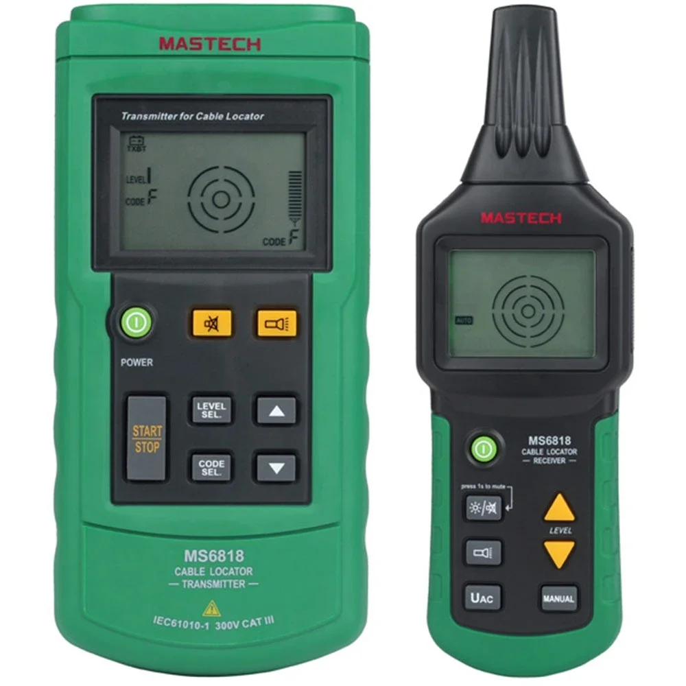 Instrument Tester Detector Locator Line-Tracker Mastech Ms6818 Metal-Pipe Professional