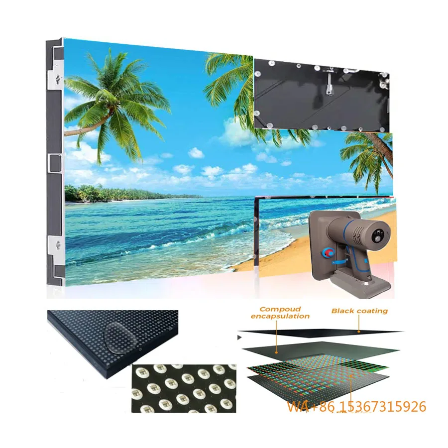 

P1.53 GOB Fixed Indoor LED Video Wall 640*480mm HD Screen for Elevator