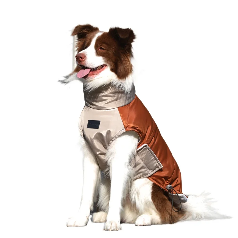 

Одежда для домашних животных, зимняя большая одежда, самоедский бордер-колли, хаски, лабрадор, золотистый ретривер, костюм собаки Dobermann