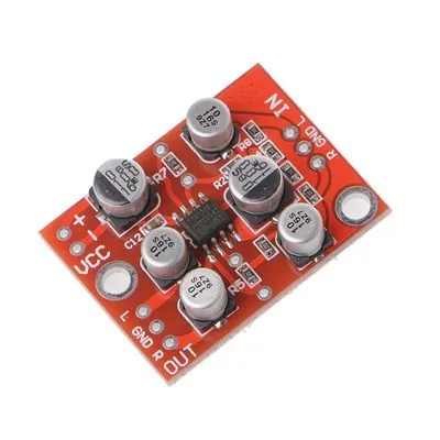 DC 5V-15V 12V AD828 Stereo Preamp Power Amplifier Board Preamplifier Module