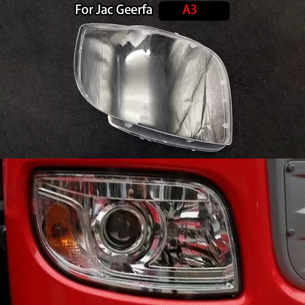 

For Jac Geerfa A3 Headlight Transparent Shell Headlamp Cover Lens Plexiglass Replace The Original Lampshade