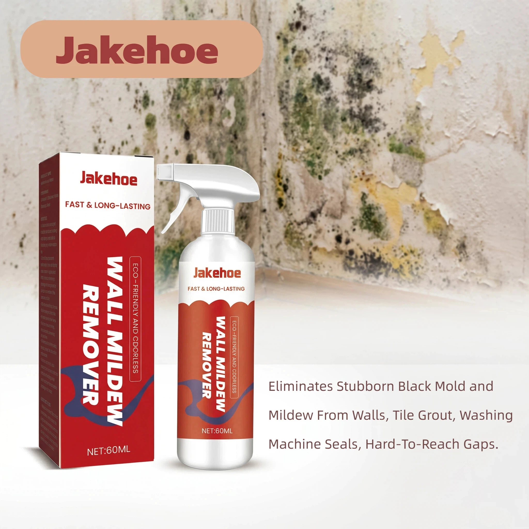 Mold Remover Spray For Bathroom Walls Tiles Floors Remove Stubborn Mildew Stains Restore Wall Color Household Cleaning Supplies