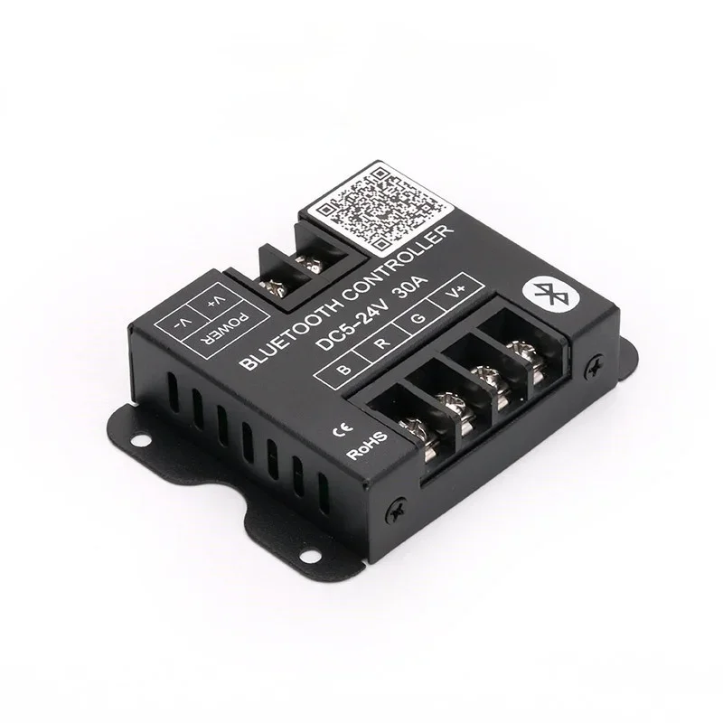 Mobiele Telefoon Android Ios App Bluetooth Rgb Controller 30A 12V Voor Led Light Strip, draadloze Kleur Veranderende Rgb Smart Controller