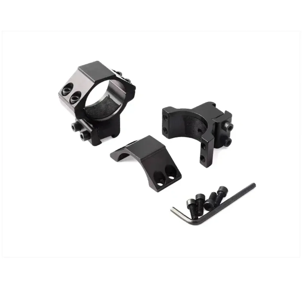 25.4/30mm Portata del Fucile Anello di Montaggio Torcia Elettrica A Coda di Rondine Picatinny Rail Base Fissa In Alluminio Perno di Arresto Caccia