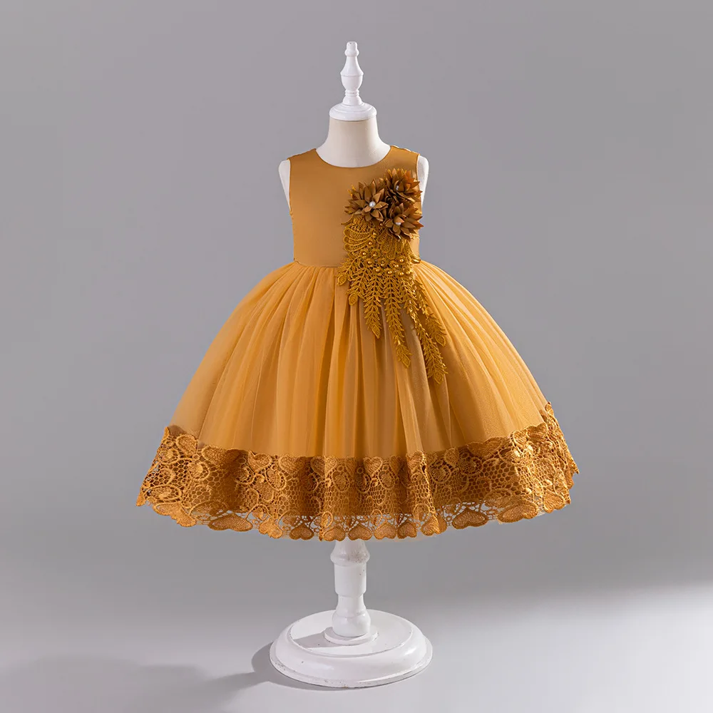 

Girls' dresses, children's flower girls' princesses, dance parties, wedding mesh dresses, fluffy dresses