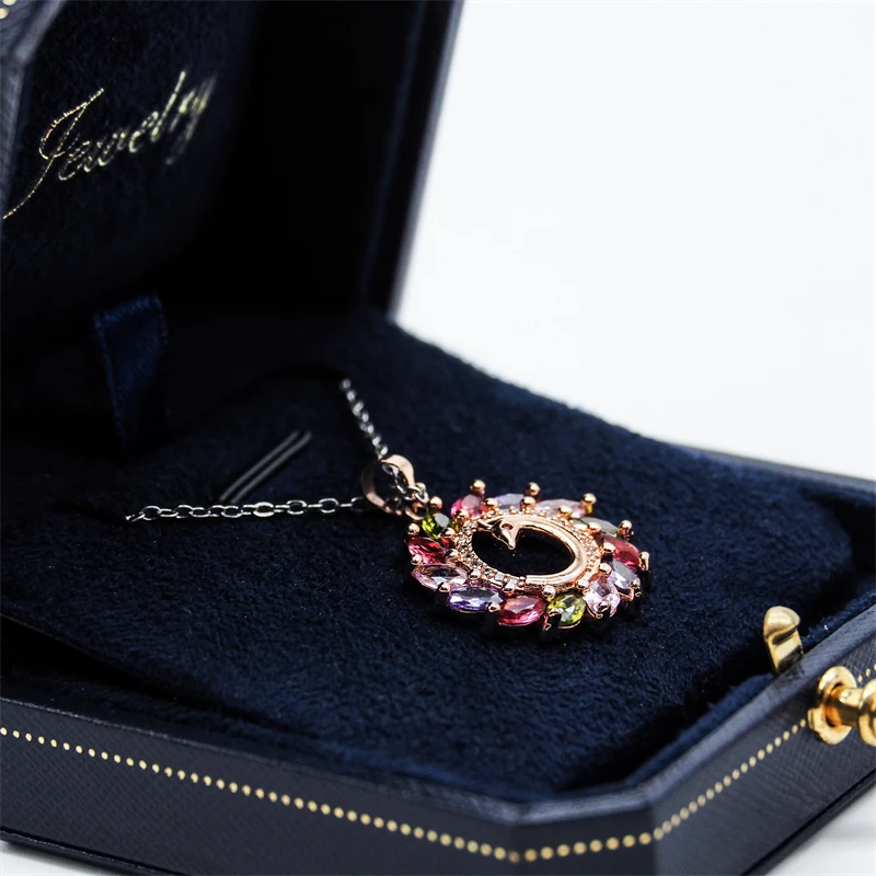 (5pcs) Blue Octagonal Diamond Studded Snap Ring Box, Ring Packaging Box, Wedding Ring Box