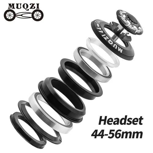 Imagen 1 del producto MUQZI 44-56MM auriculares integrados MTB bicicleta de carretera 44mm 56mm auriculares 28,6 tubo cónico horquilla de tubo recto