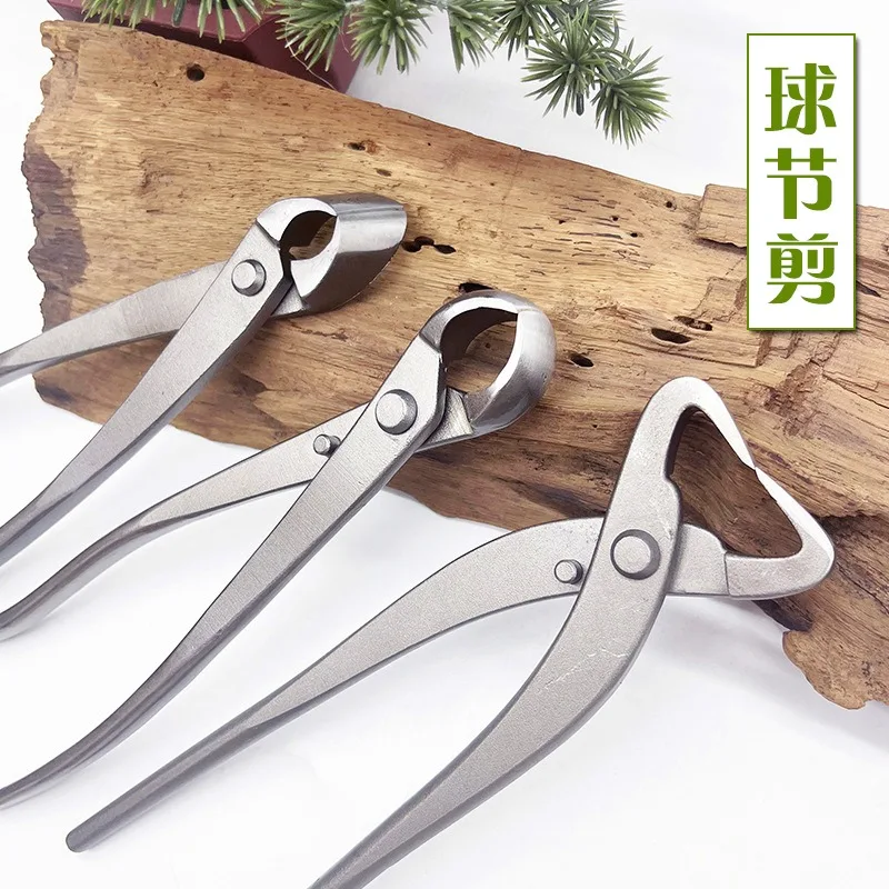 Bonsai pruning and shaping tool, spherical cutter, stainless steel ball joint, leaf bud scissors, pliers