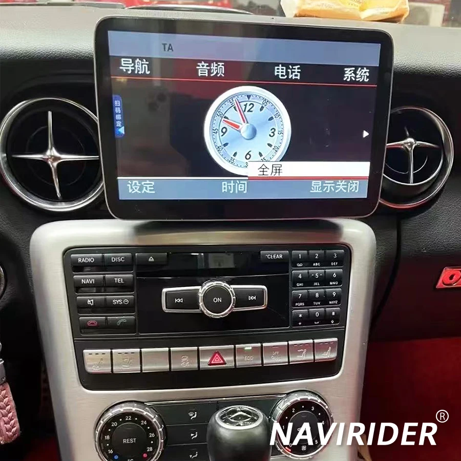Android Car Radio Touch Screen Stereo For Benz SLK R172 SLK350 SLC 2012-2016 GPS Navigation Muiltimedia Video Player Head Unit