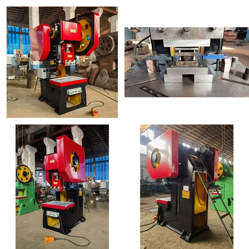 Factory Direct 100 Ton Power Press Punching Machine J21-100T Mechanical Power Press Engine Motor for Metal Hole Core Bearing