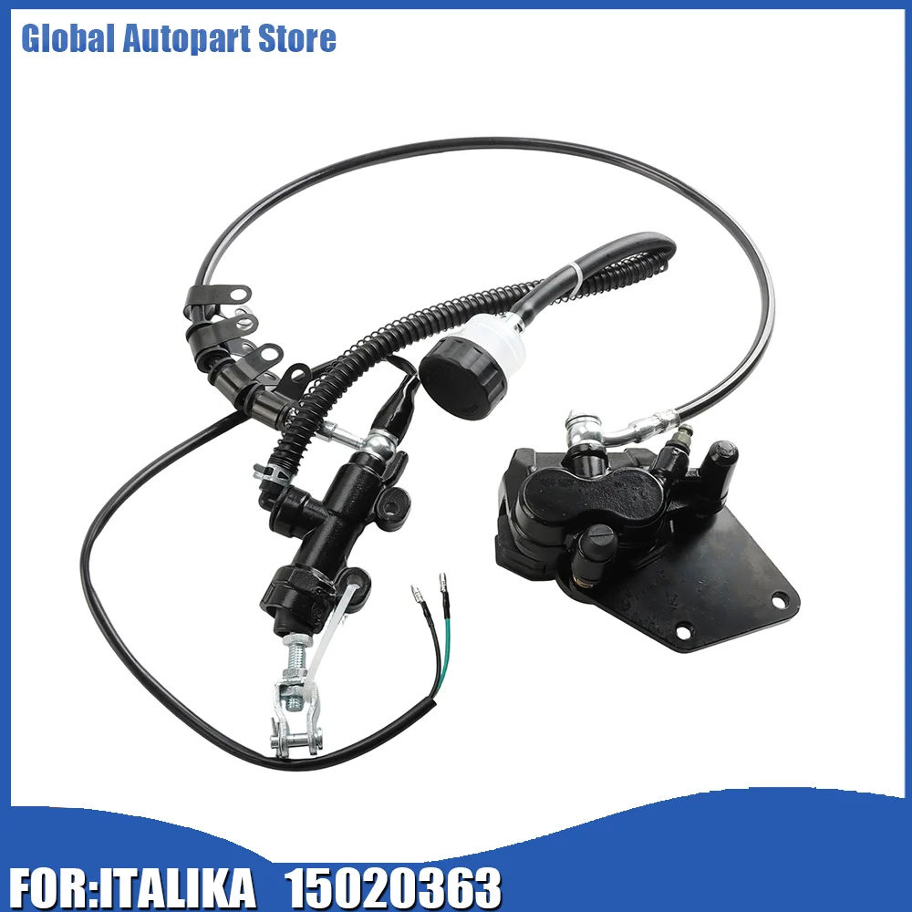Pinza de Freno de Disco Trasera para Motocicleta, Accesorios F15020363 15020363 para ITALIKA DM 250 2022–2024, para ITALIKA DM 250X 2022–2024